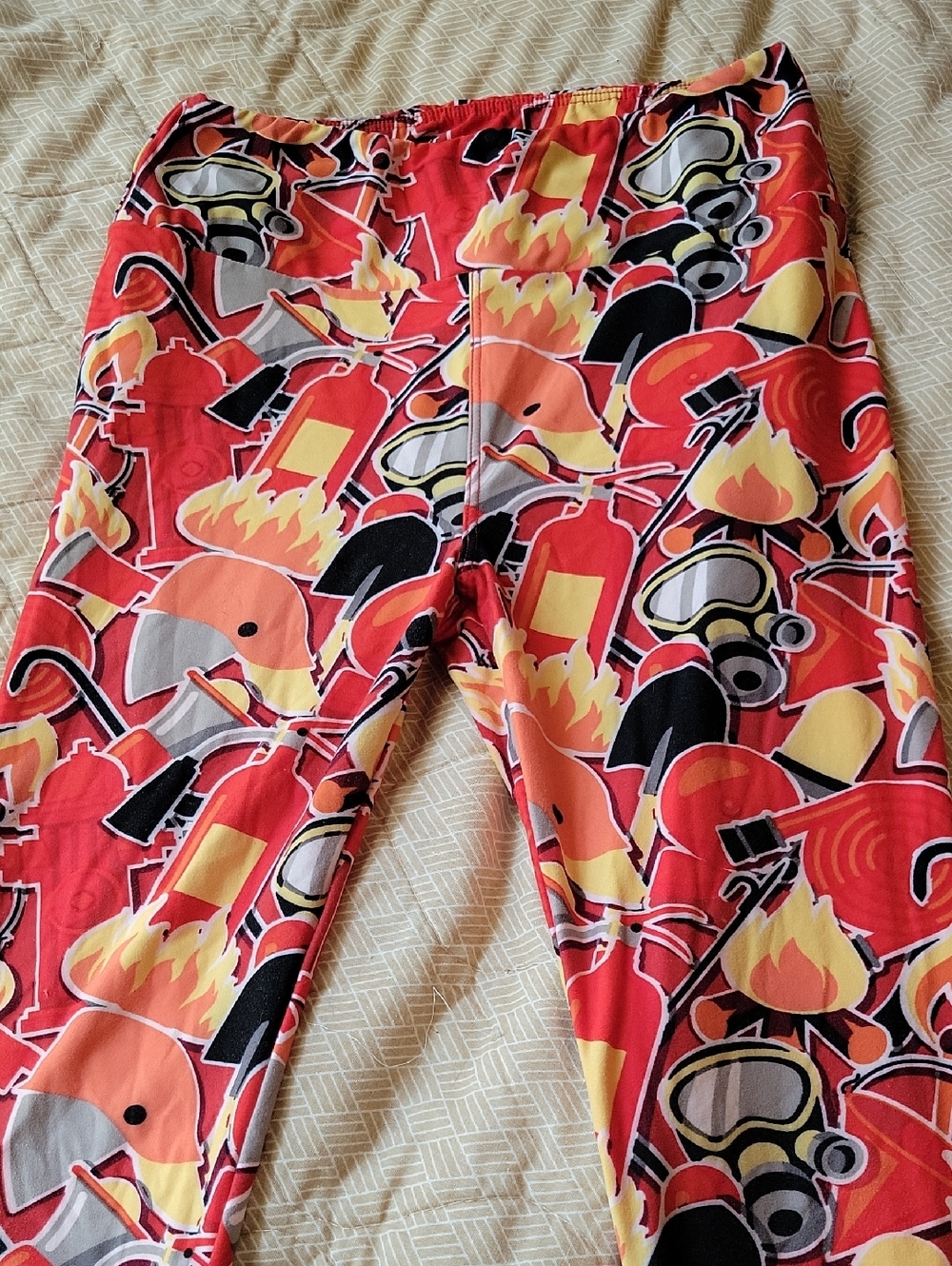lularoe Firefighter Graphic Leggings